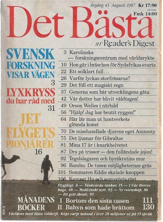 Ett Det Bästa-nummer från 1987